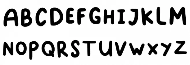 Mungil Regular Schriftart Groß
