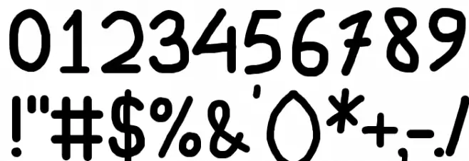 Mungkin Font OTHER CHARS