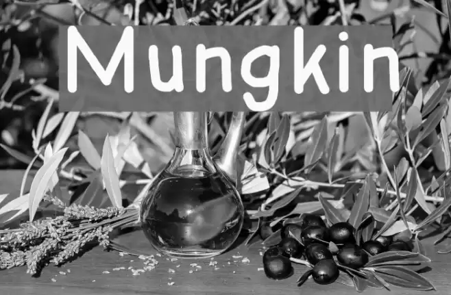 Mungkin Font examples