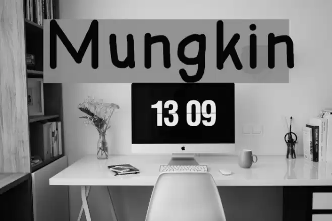 Mungkin Font examples