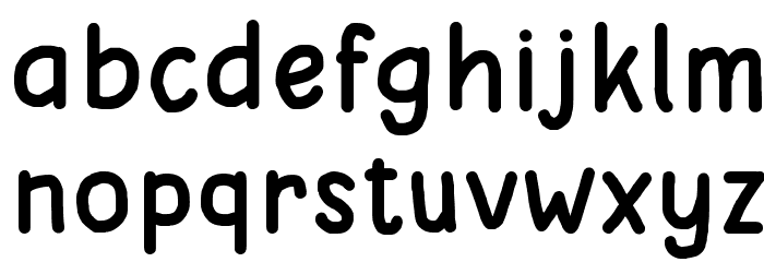 Mungkin Font LOWERCASE