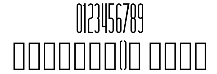 Munich Regular Font OTHER CHARS