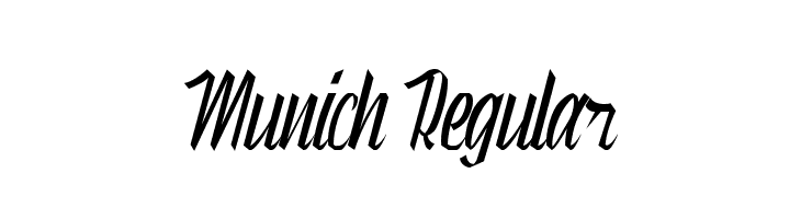 Munich Regular  Free Fonts Download