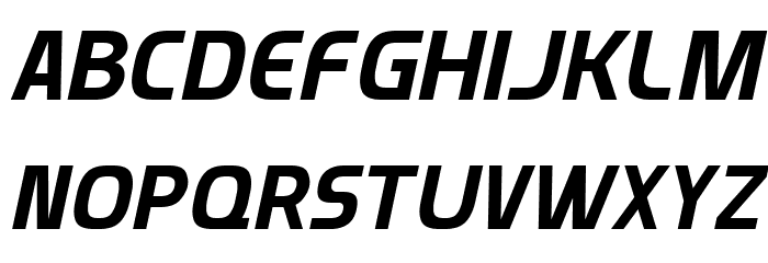 Munistic Italic Font Litere mici