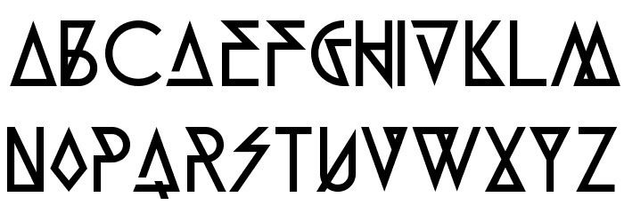 Munk5 Black Font LOWERCASE