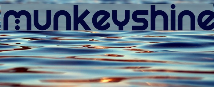 Munkeyshine Шрифта examples