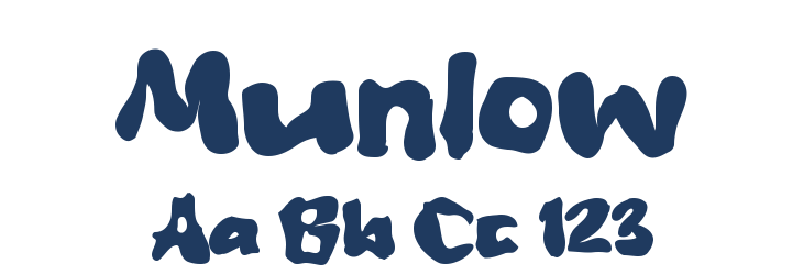 Munlow Font Preview