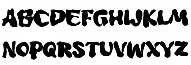 Munlow Font UPPERCASE