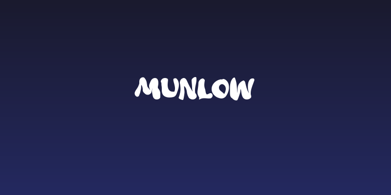 Munlow Social Header