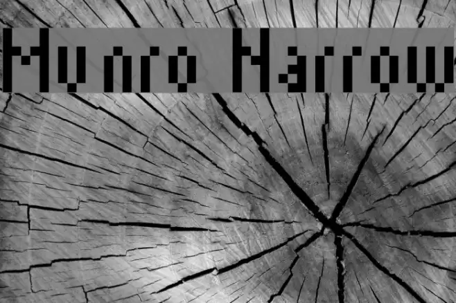 Munro Narrow Font examples