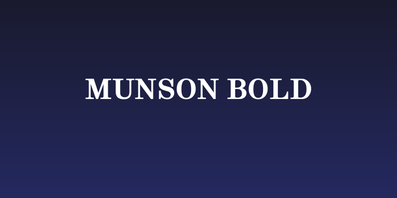 Munson Bold Social Header