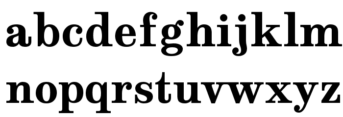 Munson Bold Font LOWERCASE