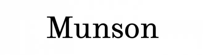 Munson  Frei Schriftart Herunterladen