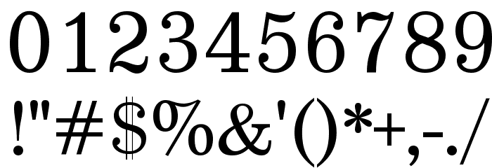 Munson Font OTHER CHARS