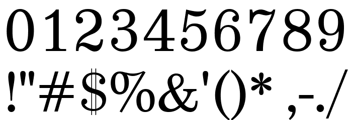 Munson Font OTHER CHARS
