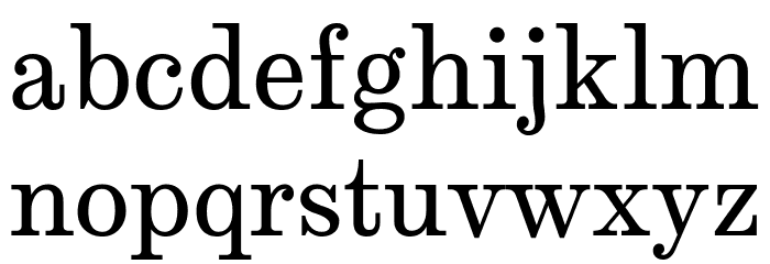 Munson Font LOWERCASE