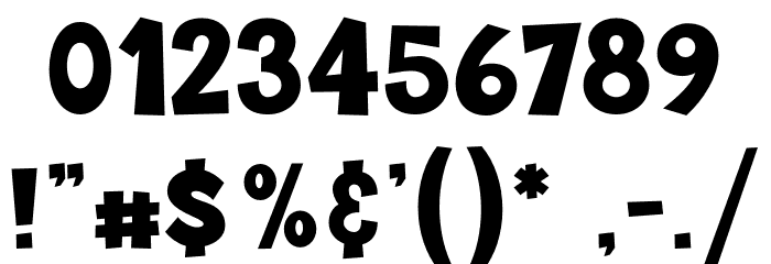 Munstar Regular Font OTHER CHARS