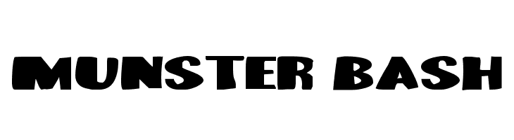 Munster Bash  baixar fontes gratis
