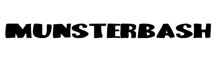 Munster Bash  Frei Schriftart Herunterladen