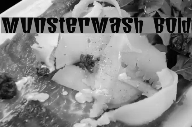 MunsterMash Bold Polices examples