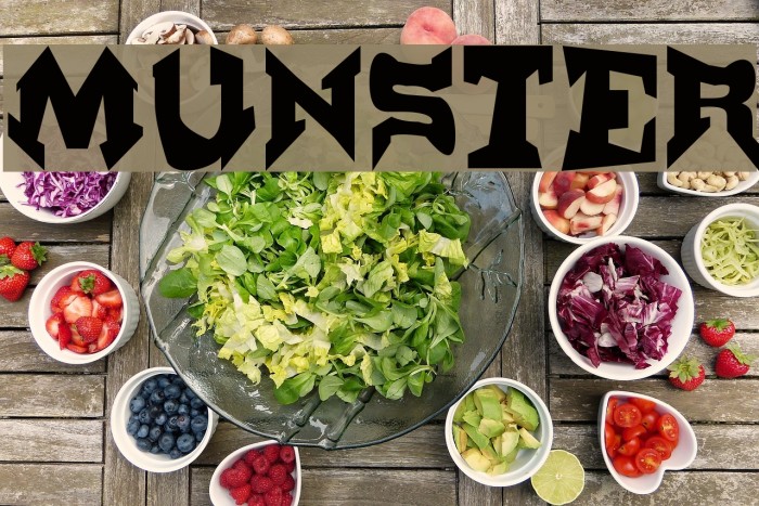 Munster Font examples