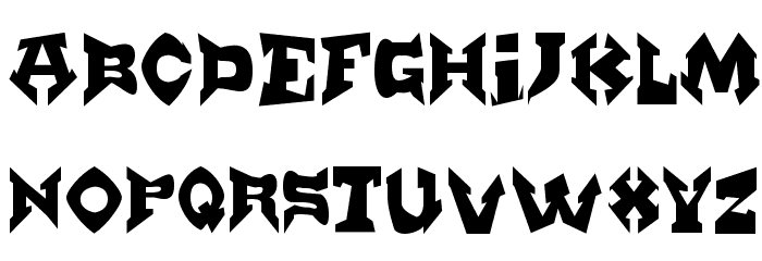 Munster Font LOWERCASE