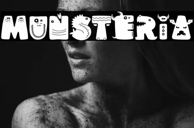 Munsteria 字体 examples