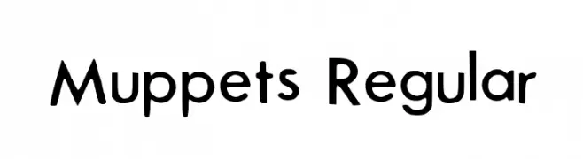 Muppets Regular  Fuentes Gratis Descargar