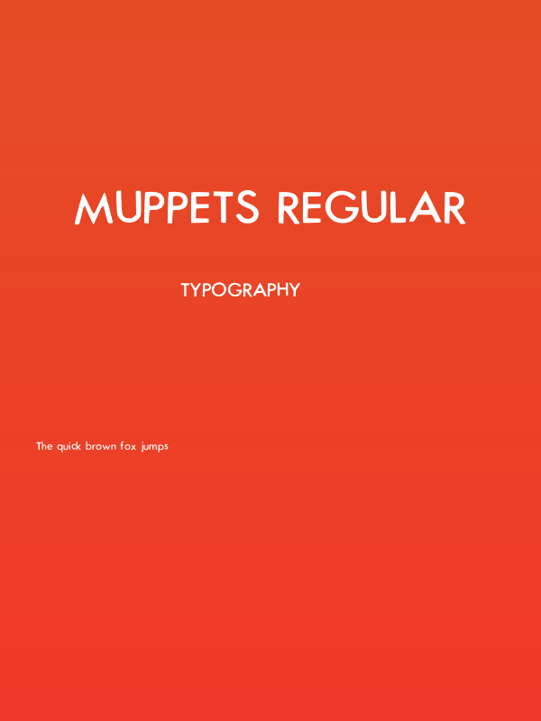 Muppets Regular Poster