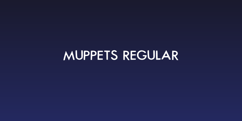 Muppets Regular Social Header