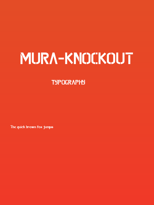 Mura-Knockout Poster