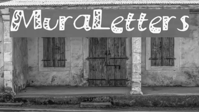 MuraLetters Font examples