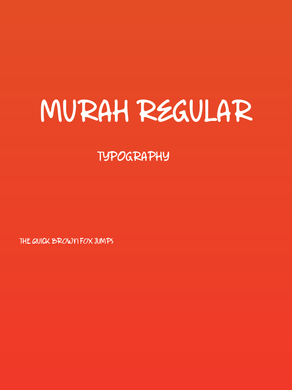 Murah Regular Poster