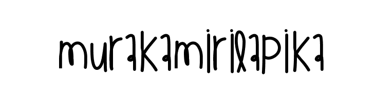 MurakamiRilapika  Free Fonts Download
