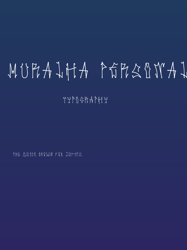 Muralha PERSONAL USE Regular Poster