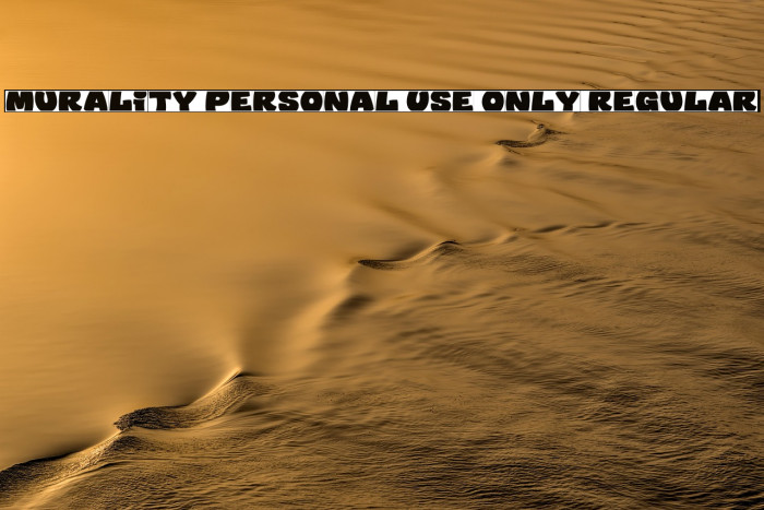 Murality PERSONAL USE ONLY Regular Example 1