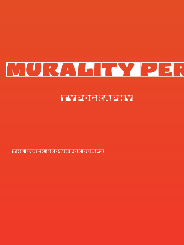Murality PERSONAL USE ONLY Regular Poster
