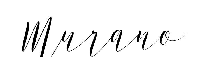 Murano  font caratteri gratis