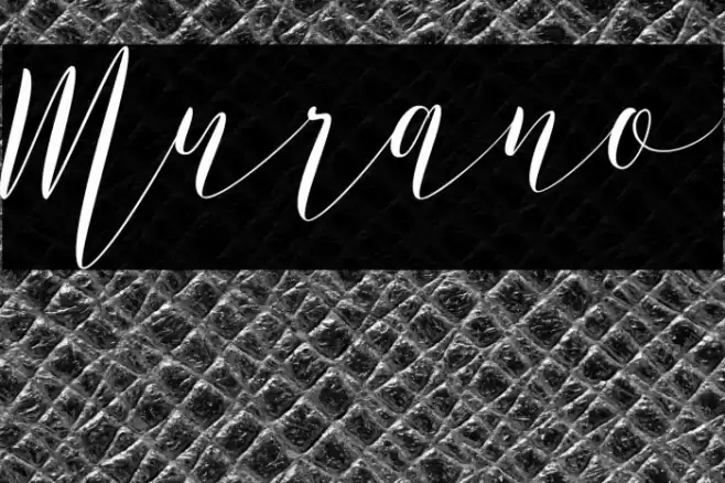 Murano Font examples