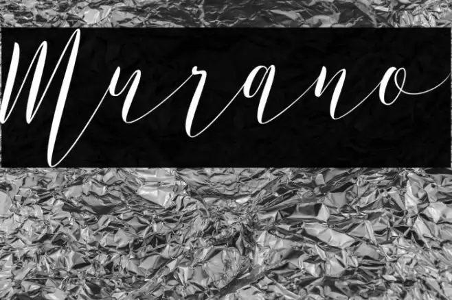 Murano Font examples