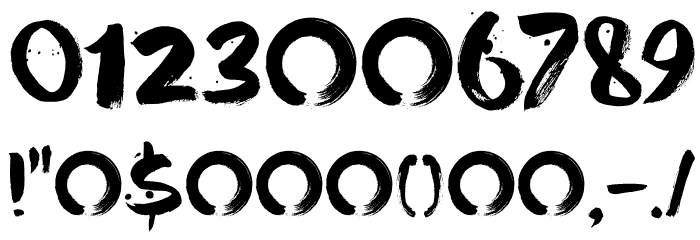 Murasaki DEMO Regular Font OTHER CHARS