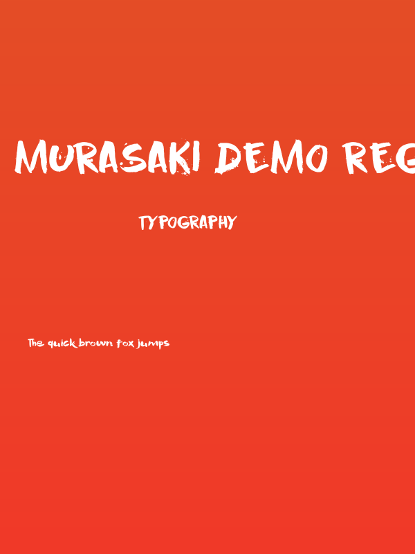 Murasaki DEMO Regular Poster