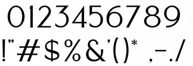 Murberry Font OTHER CHARS