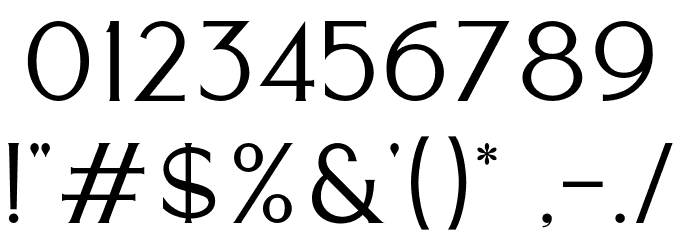Murberry Font OTHER CHARS