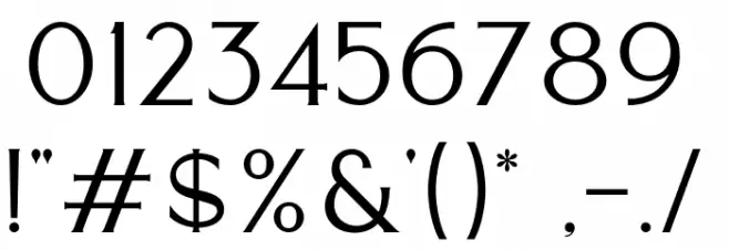 Murberry Font OTHER CHARS