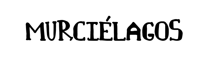Murciélagos  Frei Schriftart Herunterladen
