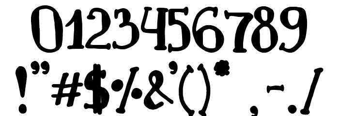 Murciélagos Font OTHER CHARS