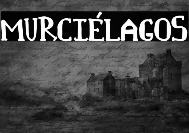 Murciélagos Шрифта examples