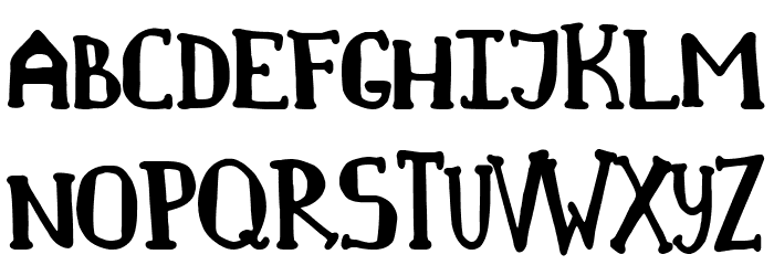 Murciélagos Font LOWERCASE