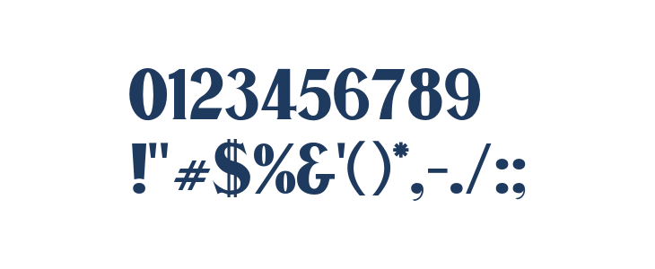 Murden CF ExtraBold Cond Regular Other Characters